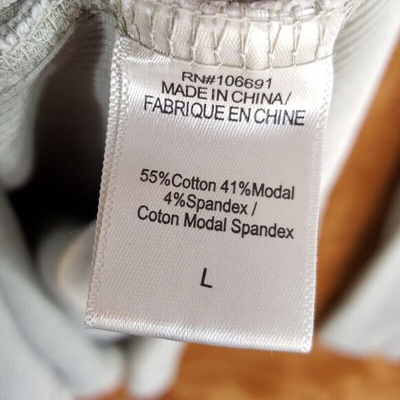 YOUNG FABULOUS BROKE Womens Dress Large Light Green Pullover Bodycon Midi Ribbed - Picture 3 of 7